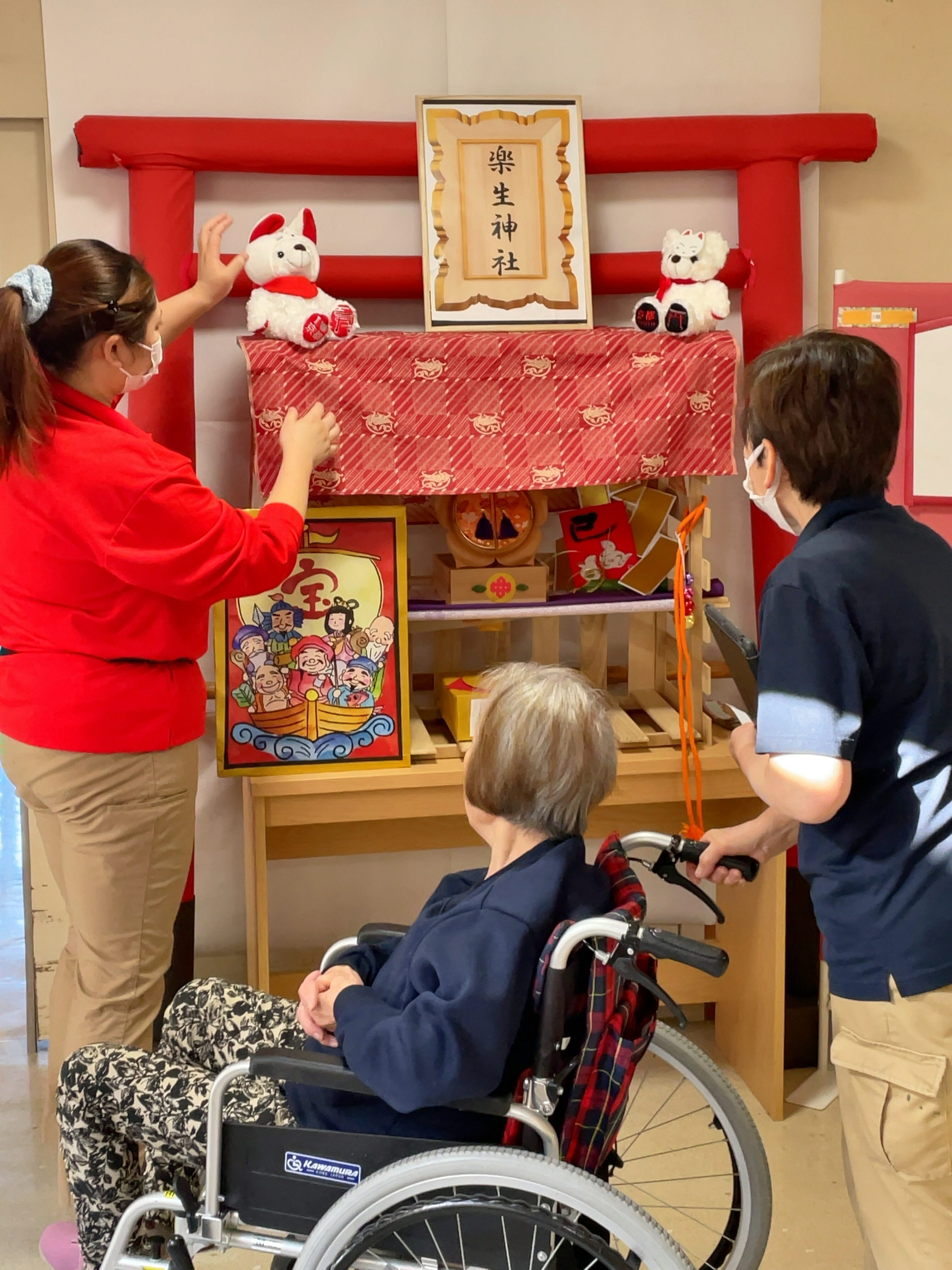 楽生神社への新年お参りのイメージ